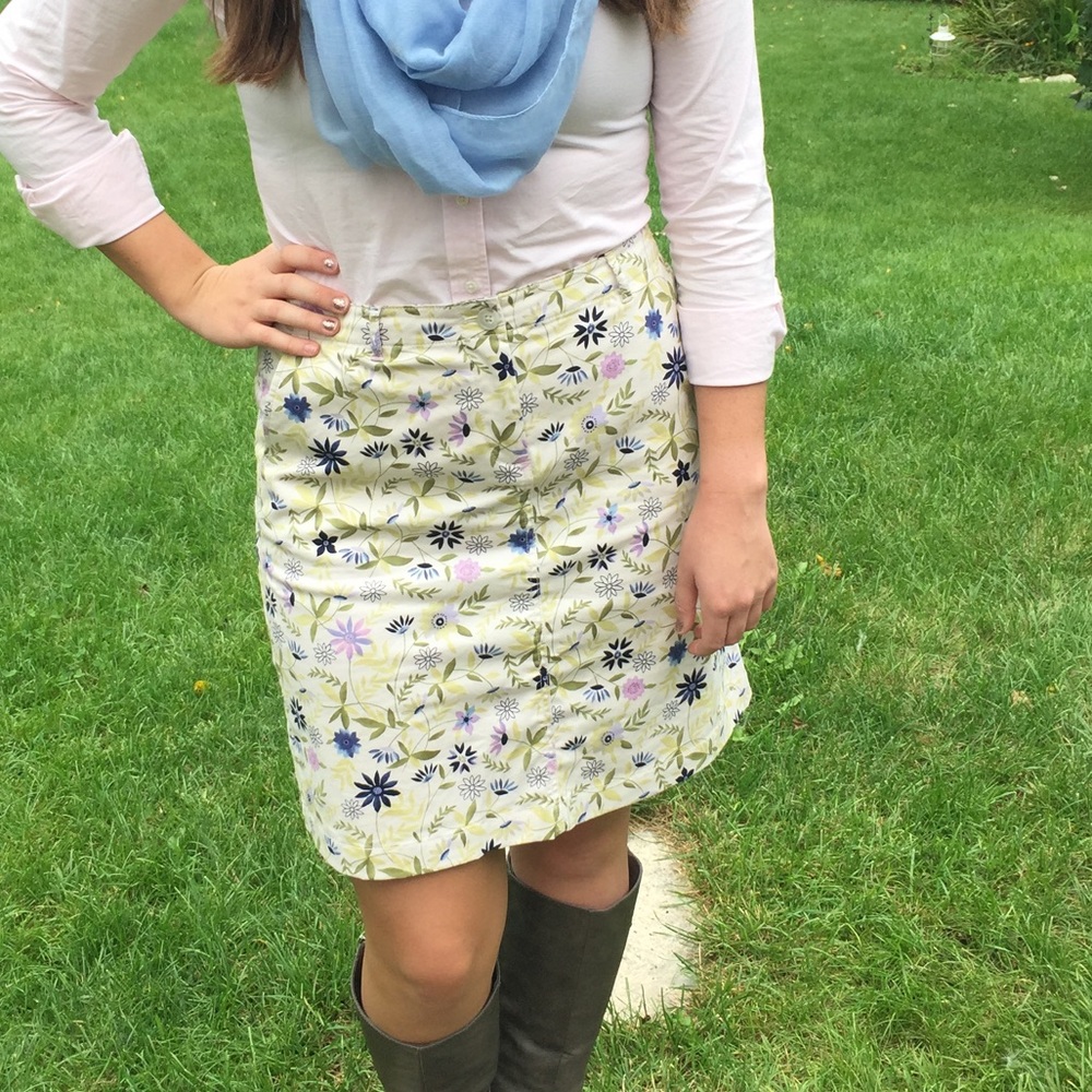 Zip up the front skirt